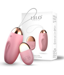 Oeuf vibrant rainuré rose USB avec télécommande - TOD-008PNK